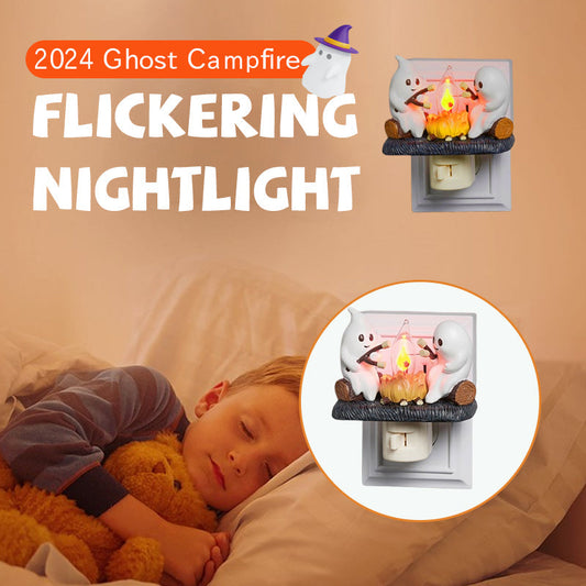 2024 Ghost Campfire Flickering Nightlight✨🔥👻