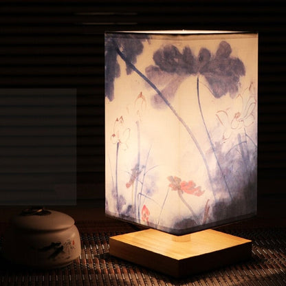 Japanese Scandinavian bedside lamp