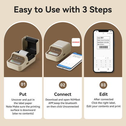 B21 Label Maker Machine with Tape - Efficient Labeling Solution